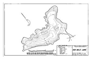 Contour map for 108 MILE LAKE, British Columbia