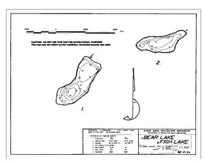 Contour map for FISH LAKE, British Columbia