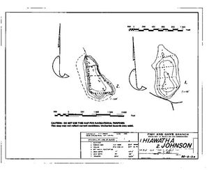 Contour map for BEDNORSKI LAKE, British Columbia