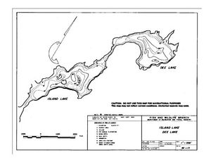 Contour map for Vernon Creek, British Columbia