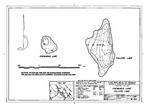 Contour map for FULLER LAKE, British Columbia