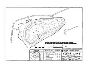 Contour map for CLEAR LAKE, British Columbia