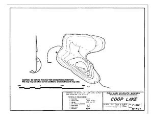 Contour map for CO-OP LAKE, British Columbia
