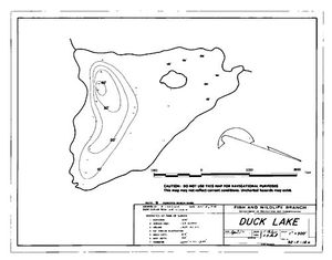 Contour map for Lang Creek, British Columbia