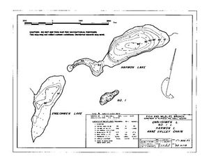 Contour map for HARMON LAKE, British Columbia