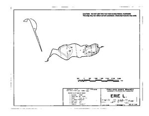 Contour map for ERIE LAKE, British Columbia
