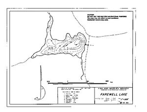 Contour map for Amor De Cosmos Creek, British Columbia