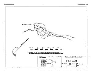 Contour map for FISH LAKE, British Columbia
