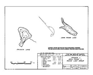Contour map for JOHN FRANK LAKE, British Columbia
