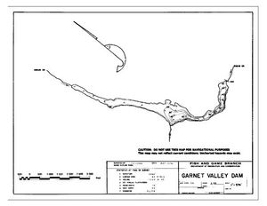 Contour map for GARNET LAKE, British Columbia