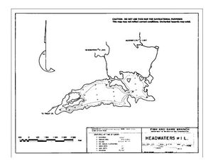 Contour map for Trout Creek, British Columbia