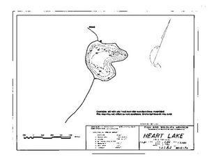 Contour map for HEART LAKE, British Columbia