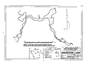Contour map for HOURSTON LAKE, British Columbia