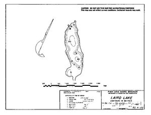 Contour map for MACKENZIE LAKE, British Columbia