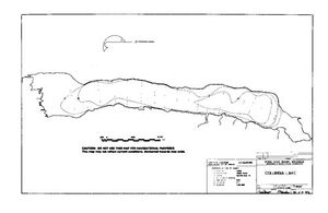 Contour map for COLUMBIA RIVER, British Columbia