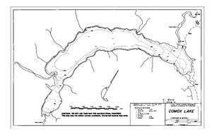 Contour map for COMOX LAKE, British Columbia