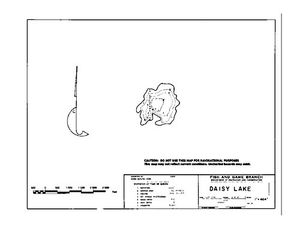 Contour map for Cheakamus River, British Columbia