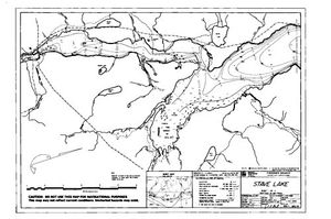 Contour map for STAVE LAKE, British Columbia