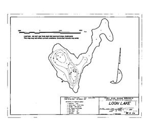 Contour map for LOON LAKE, British Columbia