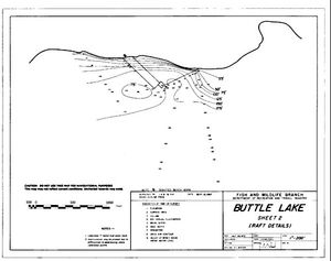 Contour map for BUTTLE LAKE, British Columbia