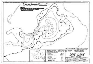 Contour map for LOIS LAKE, British Columbia