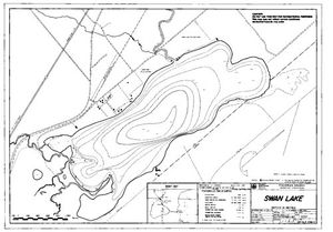 Contour map for SWAN LAKE, British Columbia