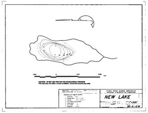 Contour map for NEW LAKE, British Columbia
