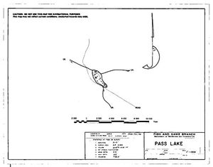 Contour map for PASS LAKE, British Columbia