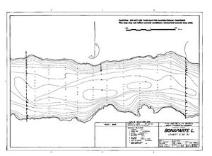 Contour map for BONAPARTE LAKE, British Columbia