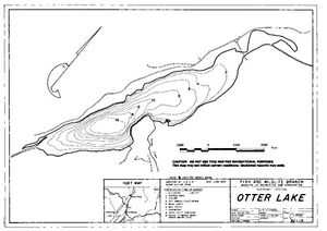 Contour map for OTTER LAKE, British Columbia