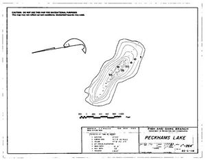Contour map for NORBURY LAKES, British Columbia