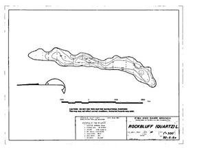 Contour map for ROCKBLUFF LAKE, British Columbia