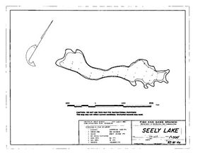 Contour map for SEELEY LAKE, British Columbia