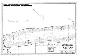 Contour map for Horsefly Creek, British Columbia