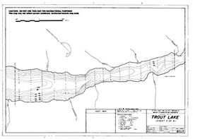 Contour map for Horsefly Creek, British Columbia