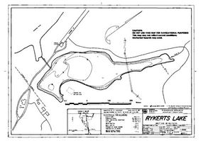 Contour map for Rykerts Lake, British Columbia