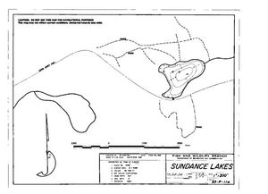Contour map for SUNDANCE LAKES, British Columbia