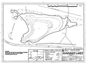 Contour map for SUNDANCE LAKES, British Columbia