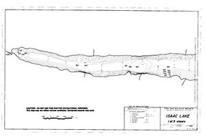 Contour map for Betty Wendle Creek, British Columbia