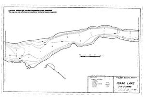 Contour map for Betty Wendle Creek, British Columbia