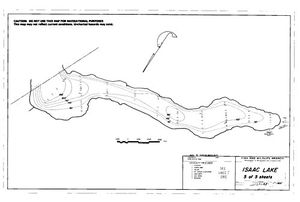 Contour map for Betty Wendle Creek, British Columbia