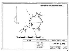 Contour map for TUNKWA LAKE, British Columbia
