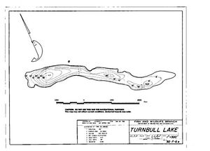 Contour map for TURNBULL LAKE, British Columbia