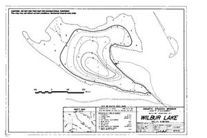 Contour map for WILBUR LAKE, British Columbia