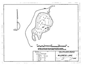 Contour map for WILGRESS LAKE, British Columbia