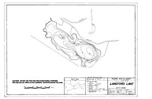 Contour map for LANGFORD LAKE, British Columbia