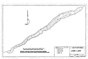 Loon Lake Depth Chart