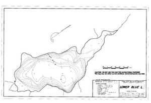 Contour map for Murray River, British Columbia