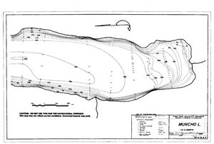 Contour map for MUNCHO LAKE, British Columbia