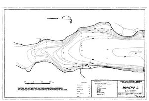 Contour map for MUNCHO LAKE, British Columbia
